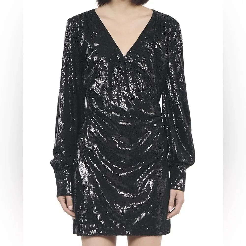 The Kooples sequins mini Dress NWT Size 1= Size S = US 4